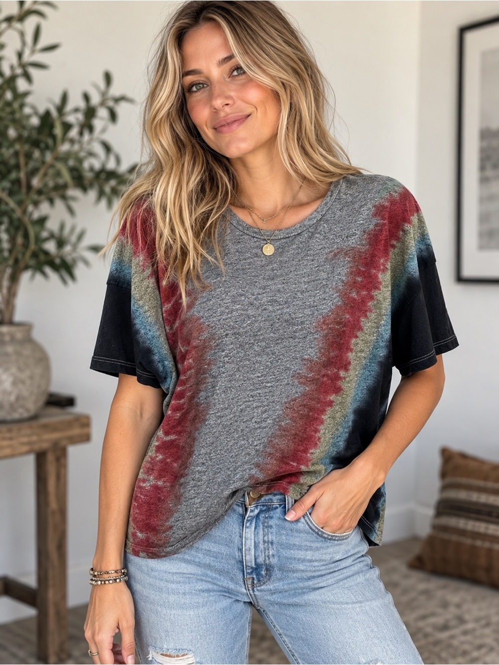 REVOLE Michael‎ Lauren Rafael Tee Size Medium Top Casual